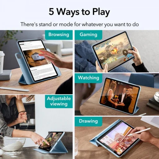 iPad Air 4 2020/5 2022 ESR Rebound Hybrid tok Sky Blue - 2