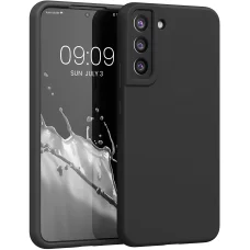 Samsung S22 Plus fekete szilikon TPU tok shockproof