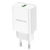 Borofone BN5 Jingrui USB Hálózati töltő QC 3.0 18W fehér thumbnail