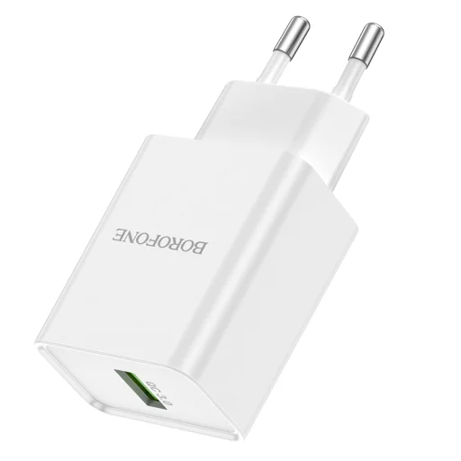 Borofone BN5 Jingrui USB Hálózati töltő QC 3.0 18W fehér - 6
