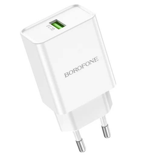 Borofone BN5 Jingrui USB Hálózati töltő QC 3.0 18W fehér - 8