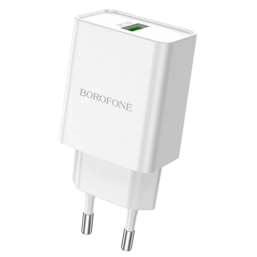 Borofone BN5 Jingrui USB Hálózati töltő QC 3.0 18W fehér - 1