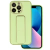 TEL PROTECT Bőr Luxus Álló Tok iPhone 11 Pro Menta thumbnail