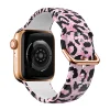 Apple Watch 38/40/41mm szilikon óraszíj rózsaszín leopárd mintás Alphajack thumbnail