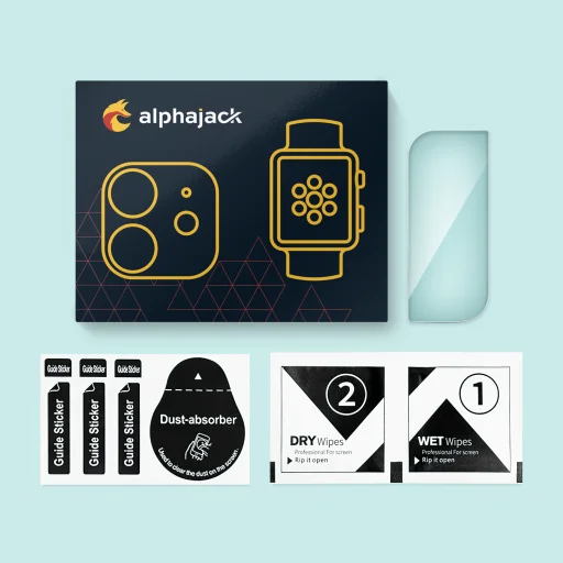 Samsung Galaxy A12 kamera lencse védő üvegfólia Alphajack 1db - 2