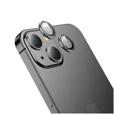 iPhone 13/13 Mini Hofi CamRing Pro+ kameralencse védő üvegfólia fekete