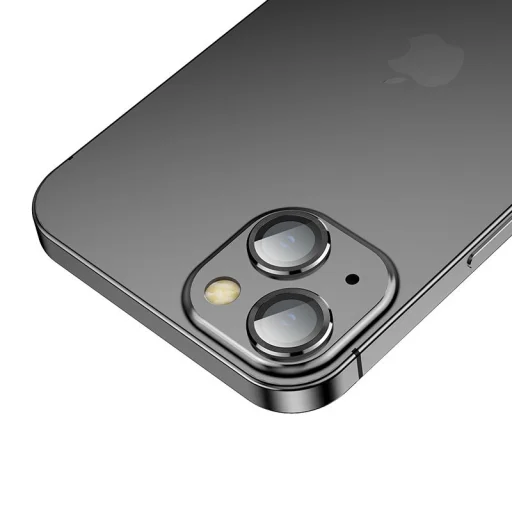 iPhone 13/13 Mini Hofi CamRing Pro+ kameralencse védő üvegfólia fekete - 5