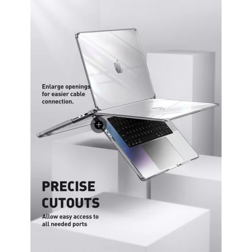 Macbook Pro 14'' 2021 Supcase Unicorn Beetle Clear tok átlátszó/fekete - 5