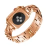 Apple Watch 4/5/6/7/8/SE (38/40/41mm) Luxury V3 fém óraszíj rosegold színű Alphajack thumbnail