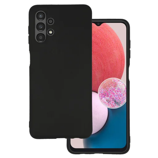 Samsung Galaxy A13 4G TPU gél flexibilis tok matt fekete - 1