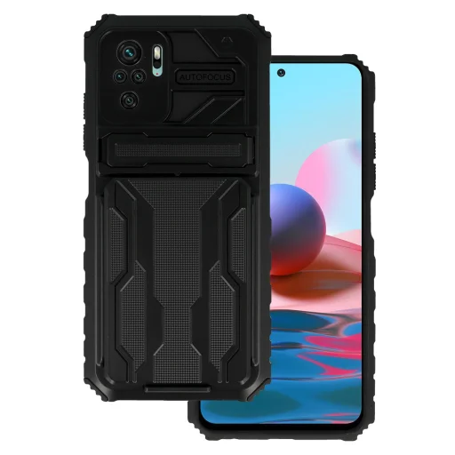 Xiaomi Redmi Note 10/Note 10S Tel Protect Combo tok fekete - 1