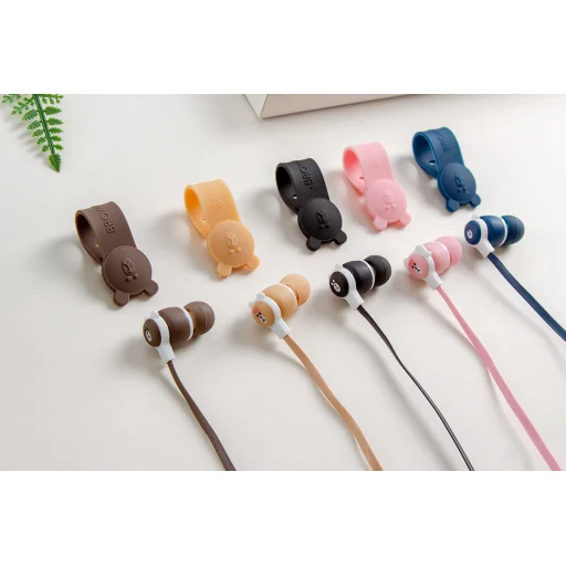 Casni CS-179 fülhallgató mikrofonnal 3.5mm jack barna - 6