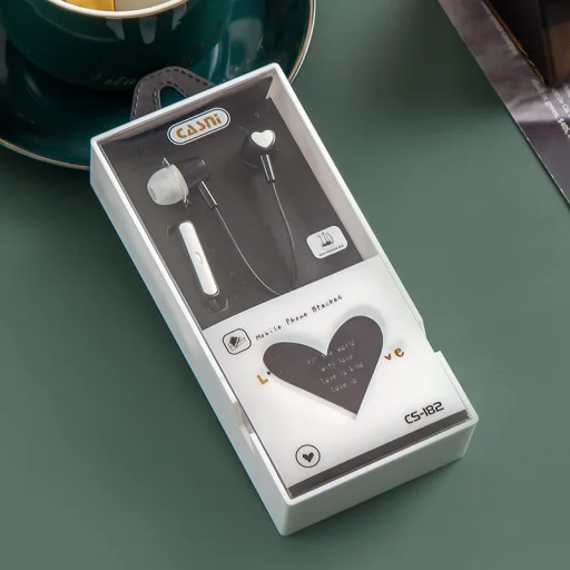 Casni CS-182 fülhallgató 3.5mm jack szürke - 2