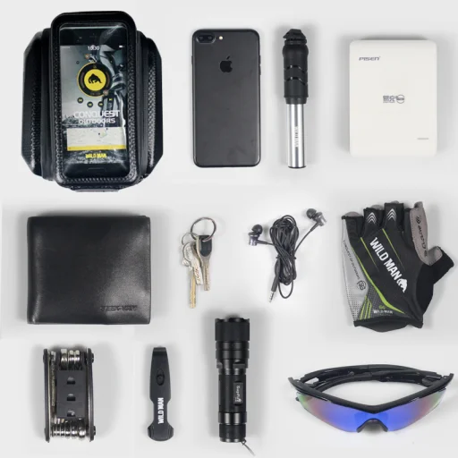 Wildman E6S kerékpártáska/biciklis táska vízálló 1,2L - 5