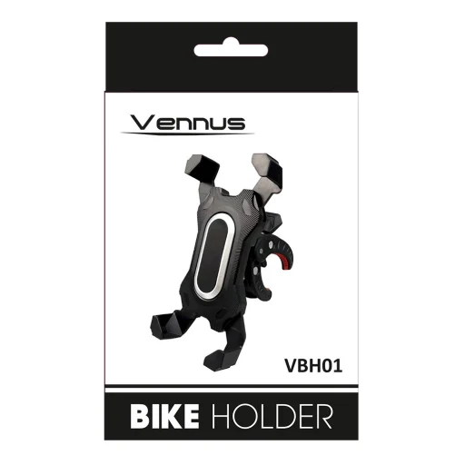 Vennus kerékpáros telefontartó fekete - 4