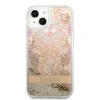 iPhone 7/8/SE 2020/SE 2022 Guess Liquid Glitter Flower csillámos tok arany (GUHCI8LFLSD) thumbnail