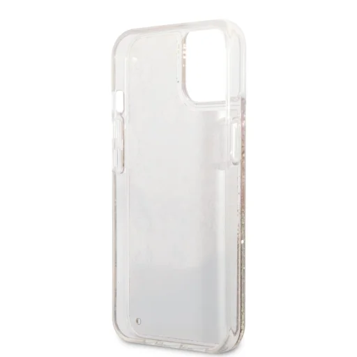 iPhone 7/8/SE 2020/SE 2022 Guess Liquid Glitter Flower csillámos tok arany (GUHCI8LFLSD) - 4