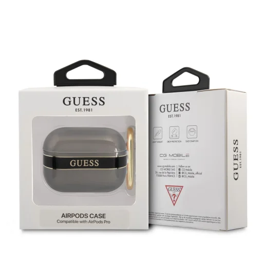 Airpods Pro 1/2 Guess TPU Stripe tok fekete - 3