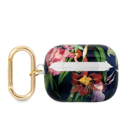 Airpods 3 Guess TPU Flower tok kék - 2