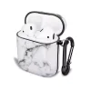 AirPods 1/2 márvány mintás tok fehér Alphajack (AC17) thumbnail