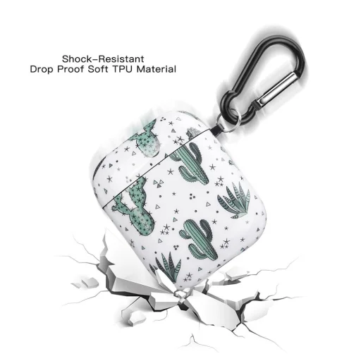 AirPods 1/2 kaktusz mintás tok Alphajack (AC29) - 3