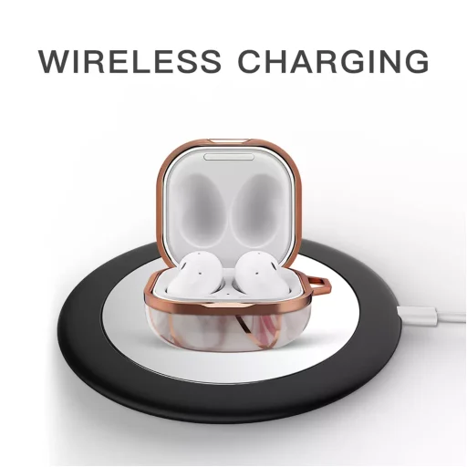 Samsung Galaxy Buds 2/Live/Pro márvány mintás tok Alphajack (GBL8) - 3