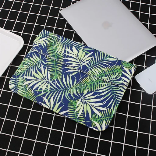 Laptop tok 13.3'' műbőr, trópusi levélmintás (MB-03) sleeve - 4