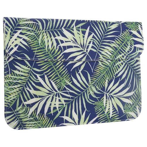 Laptop tok 13.3'' műbőr, trópusi levélmintás (MB-03) sleeve - 5