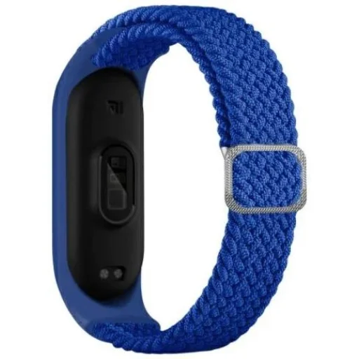 Xiaomi Mi Band 3/4 Beline textíl óraszíj égkék - 1