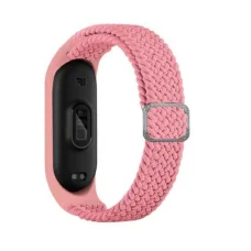 Xiaomi Mi Band 3/4 Beline textíl óraszíj rózsaszín