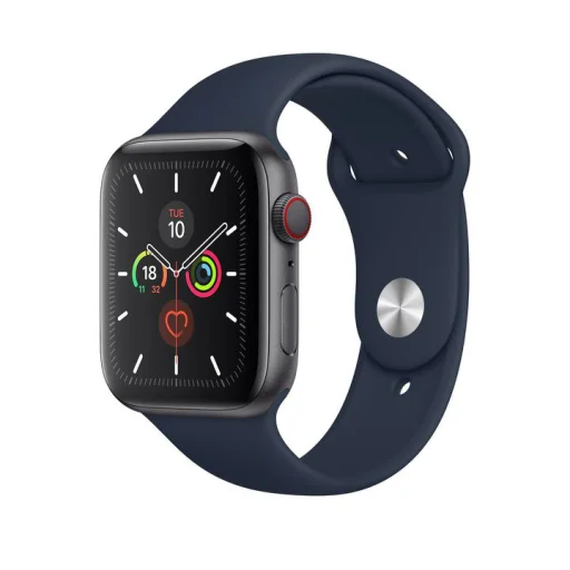 Apple Watch 42/44/45 mm Beline Silicone óraszíj kék - 1