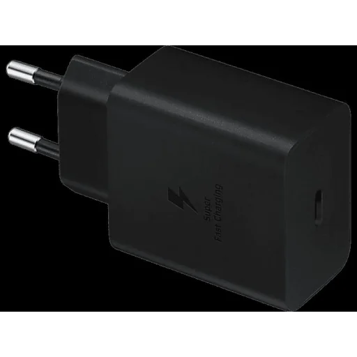 Samsung 45W Type-C(PD) hálózati töltő adapter fekete + USB-C töltőkábel gyári (EP-T4510XBE) - 3