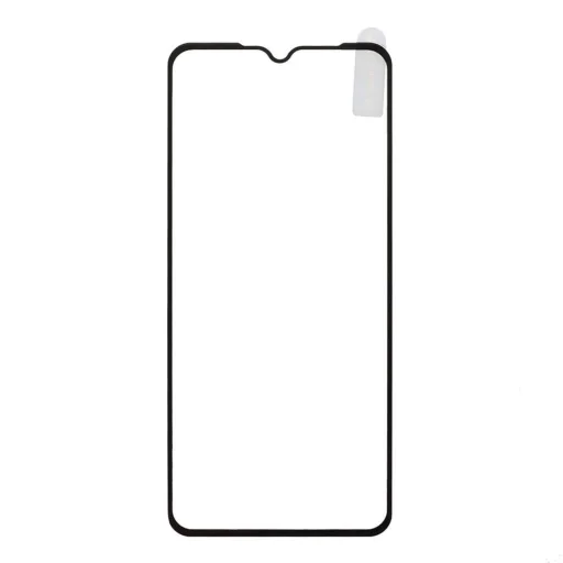 Realme 8i/9i kijelzővédő üvegfólia 5D fekete kerettel - 3