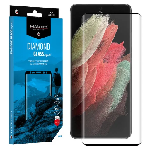 Xiaomi 12 Pro MyScreen Diamond 3D kijelzővédő üvegfólia fekete - 1