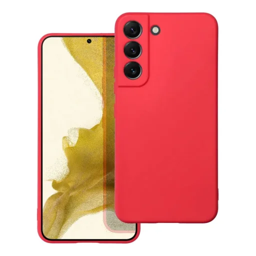 Samsung Galaxy S22 Forcell Soft szilikon tok piros - 7