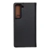 Samsung Galaxy S22 Forcell Smart Pro bőr fliptok fekete thumbnail