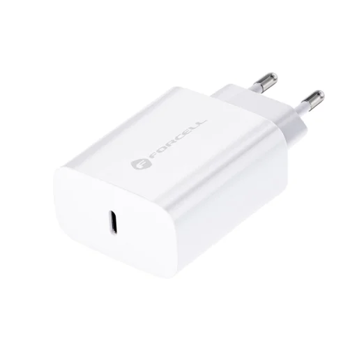 Forcell Univerzális hálózati, fali töltő adapter USB C PD aljzattal 3A 25W teljesítménnyel és QC 4.0 funkcióval - 3