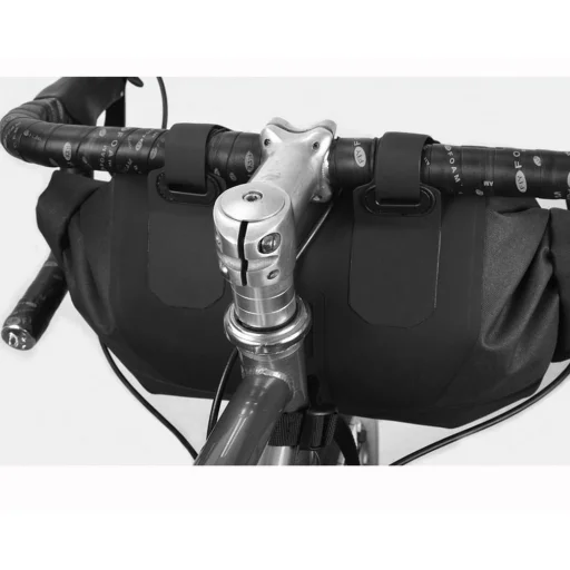 Biciklitáska / kerékpártáska cipzárral 7L fekete (SAHOO 112030) - 6