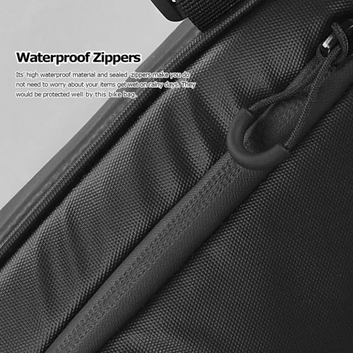 Biciklitáska / kerékpártáska kerékpárváz alá cipzárral 1,5L (SAHOO 122065) - 6