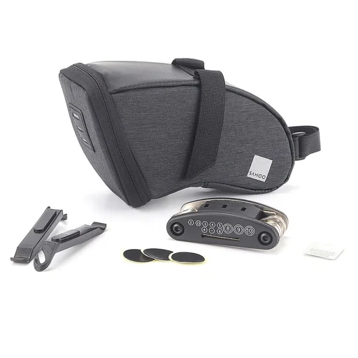 Kerékpártáska / biciklitáska ülés alatt cipzárral 1,5L (SAHOO 131470L-SA) - 9