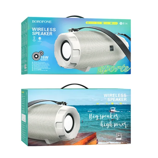 Borofone BR14 Coolant Bluetooth hangszóró szürke - 3