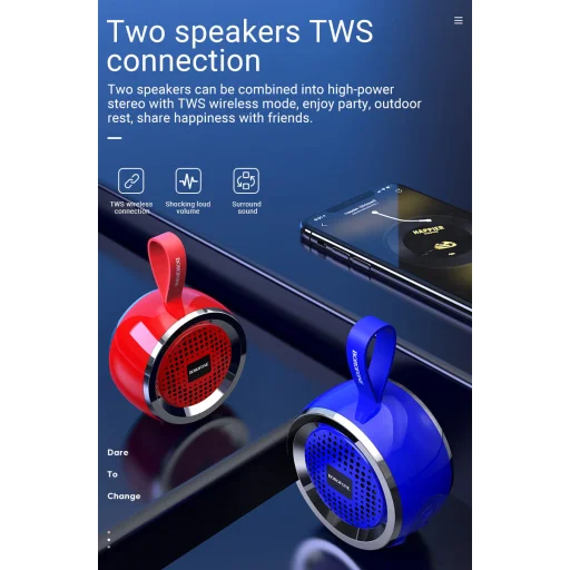 Borofone BR2 Aurora Bluetooth hangszóró szürke - 3