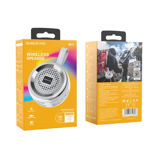 Borofone BR2 Aurora Bluetooth hangszóró szürke - 6
