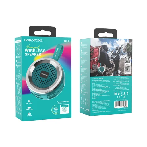 Borofone BR2 Aurora Bluetooth hangszóró zöld - 7
