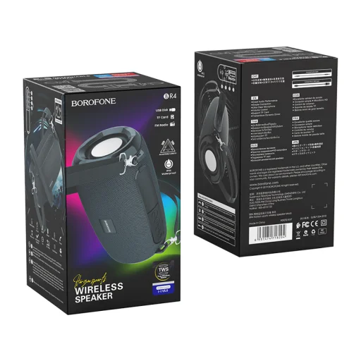 Borofone BR4 Horizon Bluetooth hangszóró fekete - 3