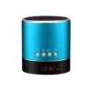 Multimedialny A38S Bluetooth hangszóró rádióval és kijelzővel kék thumbnail