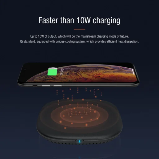 Nillkin Powerchic Pro vezeték nélküli indukciós töltő fekete - 5