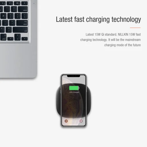 Nillkin Powerchic Pro vezeték nélküli indukciós töltő fekete - 2