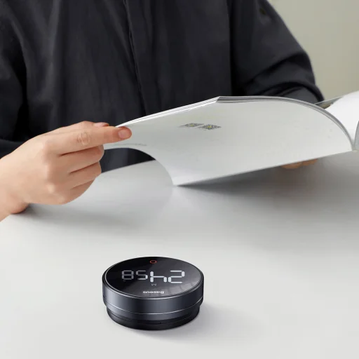 Baseus Heyo Pro forgó visszaszámláló időzítő szürke (FMDS000013) - 9