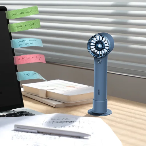 Baseus mini ventilátor 2000mAh kék (ACFX000003) - 5